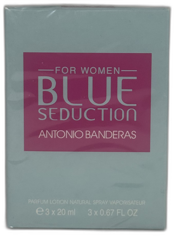 Antonio Banderas Blue Seduction For Women 3х20 ml (Парфюмерная вода)